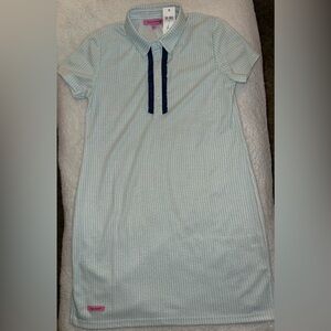 Simply Southern Mint and Pink Patch Logo Top